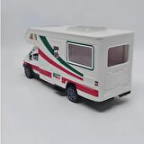 1:24 Ölçek Çek Bırak Metal Oyuncak Model Karavan