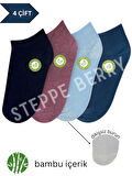 4 ÇİFT KADIN COLD COLOR BAMBU ÇORAP