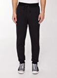 Tombolini Lastikli Bel Slim Fit Siyah Erkek Eşofman Altı 62031910