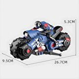 2.4GHz Uzaktan Kumandalı 3.7V Şarjlı 1:10 Ölçek Akrobat Motosiklet - 360° Dönen Akrobat Motor
