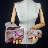 Hakiki Deri El Yapımı Bayan Çanta, Kadın Omuz Çantası, Çapraz Çanta, Tote Bag Çanta Set GG8