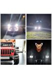 5" RGB Kuru Kafa Angel Skull Off Road Led Lambası Jeep Wrangler & Cherokee & Ln106 Uyumlu Far