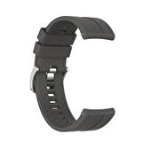 Megafox Samsung Galaxy Watch 4 Classic 42/46mm Uyumlu Silikon Kordon Spor Suya Dayanıklı Bileklik