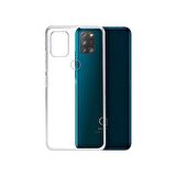 Smcase Alcatel 3X 2020 Kılıf Lüks Silikon  Nano Ekran Koruyucu