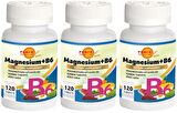 Magnezyum + Vitamin B6 Vitamini 3x120 Tablet Magnesium