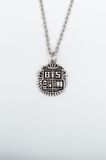 BTS Army Künye - Minimal Erkek Kadın Kolye Antik Gümüş Kaplama - 60 cm Düz Zincir