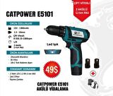 CATPOWER E5103 Lİ-ION ŞARJLI MATKAP