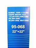 SENTİNEL 95-068  MERCEDES W203/CL203/S203/A209/C209/AUDI A4/A6/ SEAT EXEO ÖN SİLECEK TAKIMI