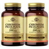 Solgar Chromium Picolinate 200 Mcg x2 Adet