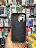 İPHONE 15 PRO MAX UYUMLU LOGOLU LANSMAN İÇİ KADİFE KILIF GRİ