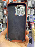 İPHONE 14 PRO UYUMLU LOGOLU LANSMAN İÇİ KADİFE KILIF KREMİT