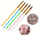 Tırnak Süsleme Fırçası ; Nail Art Fırçasi ; Desen Fırçası Seti