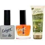 Kalyon Tırnak Besleyici + Kalyon Bakım Yağı + Dalan Tüp Krem 20 ml 3'lü Set