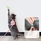 Çantalı Kaçış Önleyici Kedi Gezdirme Tasması Ve Küçük Irk Köpek Gezdirme Tasması