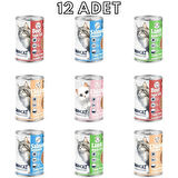 Snow Cat Premium Kıyılmış Karışık Kedi Konservesi 12 Adet*400 G