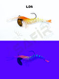 Sea Horse Manic Shrimp 3D Karides 7 cm. Sahte Silikon