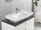 Tezgah Üstü Lavabo Lal 80x42 Cm