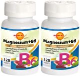 Magnezyum + Vitamin B6 Vitamini 2x120 Tablet Magnesium