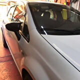 Sts Oto Aksesuar Fiat Linea Batman Yarasa Ayna Kapağı Piano Black Abs Plastik BATMAN