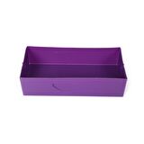 ÇEKMECE İÇİ DÜZENLEYİCİ 2 ADET KUTU MOR 30X15X7CM 3 LİTRE