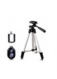 Bluetooth Tripot Profesyonel Fotoğraf Video Çekimi Kumandalı 106 Cm Tripod Telefon Tutucu