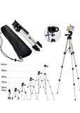 Bluetooth Tripot Profesyonel Fotoğraf Video Çekimi Kumandalı 106 Cm Tripod Telefon Tutucu