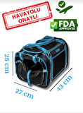 STRONG CLOWS  HAVA ONAYLI KEDİ KÖPEK TAŞIMA  ÇANTASI MAVİ
