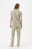 PJS Kadın Yeşil Pijama Takımı 29046
