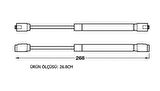 Samet Gazlı Piston 120 Newton Beyaz