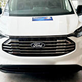 Ford Transit Custom 2023 > Ön Panjur 7 Parça Paslanmaz Çelik