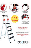  Extreme Plastik 4+1 Basamaklı Metal Merdiven