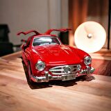 Nostaljik Metal Çek Bırak Araba Kırmızı Kapılar Açılır ( 1/36 Ölçek ) Mod:1