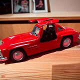 Nostaljik Metal Çek Bırak Araba Kırmızı Kapılar Açılır ( 1/36 Ölçek ) Mod:1