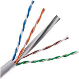 ONTECH - Senseı Sc-500lzsh 500mt 23awg 350mhz U/utp %100 Bakır Cat6 Halojen Free Grı Renk Kablo