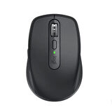 ONTECH - Logıtech Mx Anywhere 3s Kompakt Optik Sensörlü Sessiz Bluetooth Kablosuz Mouse Siyah 910-006929