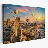 Harita Sepeti Göreme Kapadokya Manzarası Duvar Tablosu-1245