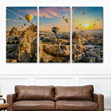 Harita Sepeti Göreme Kapadokya Manzarası Duvar Tablosu-1245