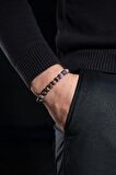 Sertifikalı Doğal Taş Rodonit Erkek Kadın Hediye Bileklik Unisex 8mm %100 Orijinal Ürün