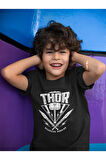 Thor Çekici Baskılı Unisex Avengers Film Çocuk Tişört (1-12 YAŞ)