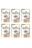Schesir Pouch Ton Balıklı ve Somonlu Kedi Yaş Maması 85 Gr. X 6 Adet