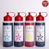 Inkhunter Resimli Pasta Yazıcısı Gıda Mürekkebi Set 4x500 ml