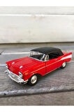 Welly 1957 Chevrolet Bel Air Diecast Metal Araba Model Araba Oyuncak Araba Çek Bırak Araba 12 Cm