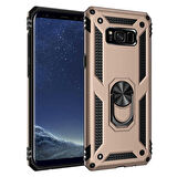 Gpack Samsung Galaxy S8 PLUS Kılıf Vega Tank Standlı Yüzüklü Mıknatıslı