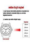 Tissot & Fossil & Panaray  Uyumlu Crayz Hakiki  Deri  24 mm  YEŞİL