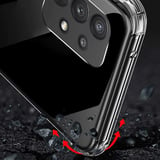 Gpack Samsung Galaxy A52S 5G Kılıf AntiShock Sert KapakNano Glass