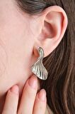 Silver Oyster Küpe