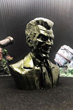 Joker Büst 10cm - Gold Efekt