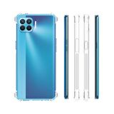 Smcase Oppo Reno4 Lite Kılıf Lüks Darbe Korumalı Silikon  Nano Ekran Koruyucu