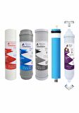 Piksel Aqua 5 Aşamalı AÇIK KASA Su Arıtma Cihazı Filtre Seti
