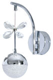 ŞIK SARKIT LED APLİK KROM KRİSTAL TAŞLI